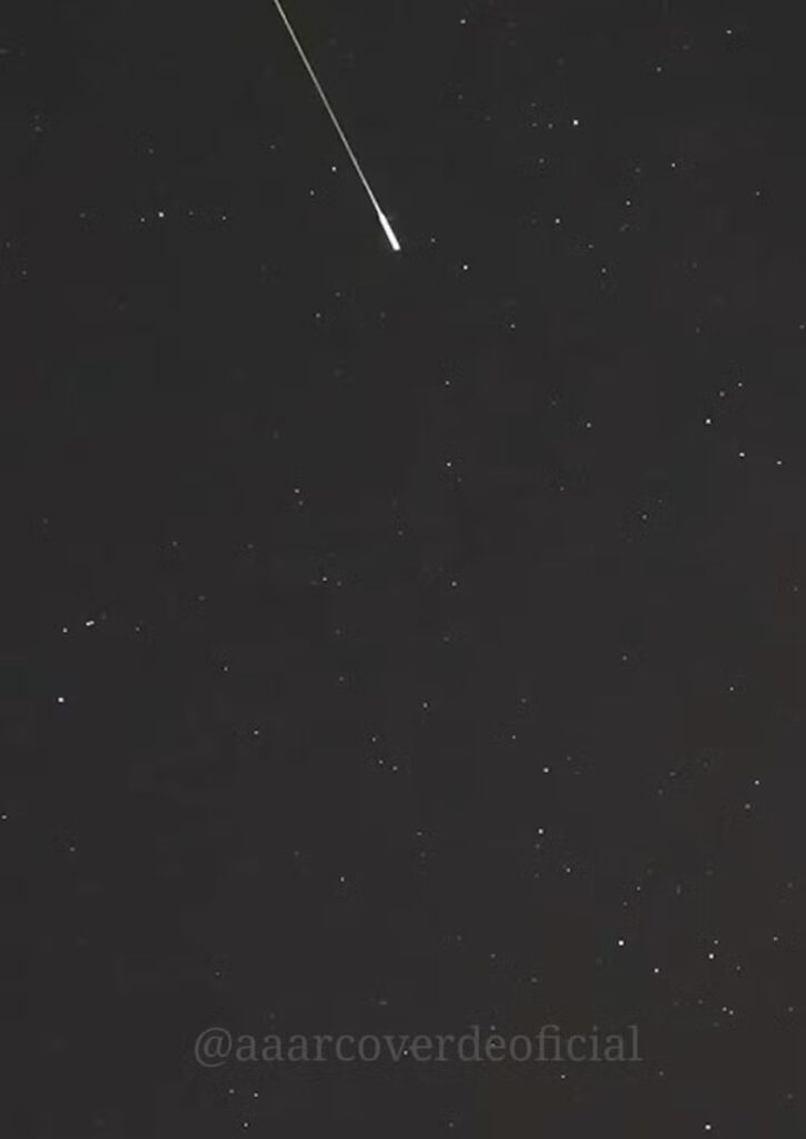 Chuva de meteoros no céu de Arcoverde