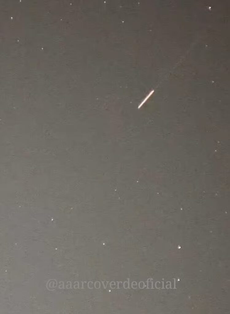 Chuva de meteoros no céu de Arcoverde