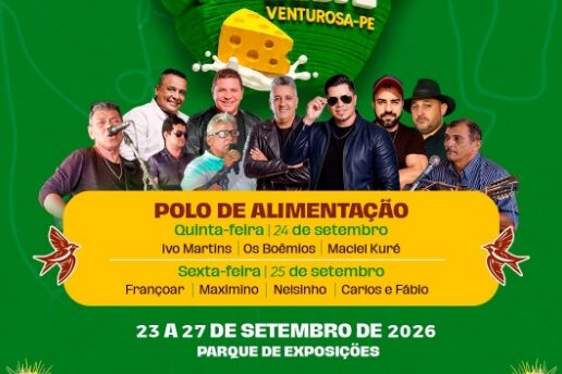 2º Festival do Queijo e do Leite de Venturosa reúne música, cultura e gastronomia 
