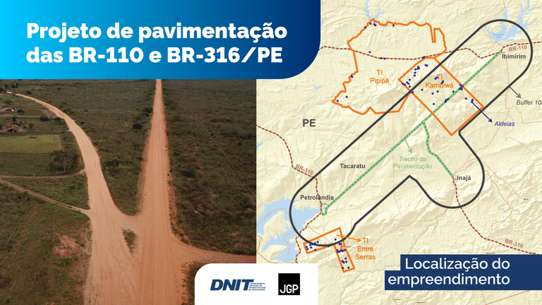 Impactos pavimentação BRs 110 e 316