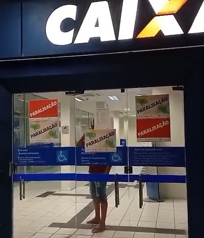Homem preso na Caixa em Arcoverde
