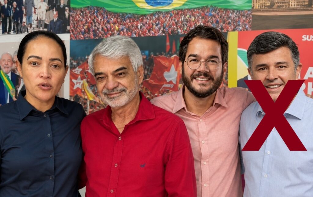 Pollyanna Abreu com Humberto e Túlio