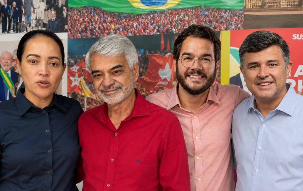 Pollyanna Abreu com Humberto Costa