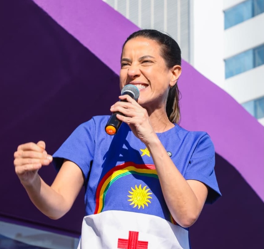 Raquel Lyra na liderança em Pernambuco