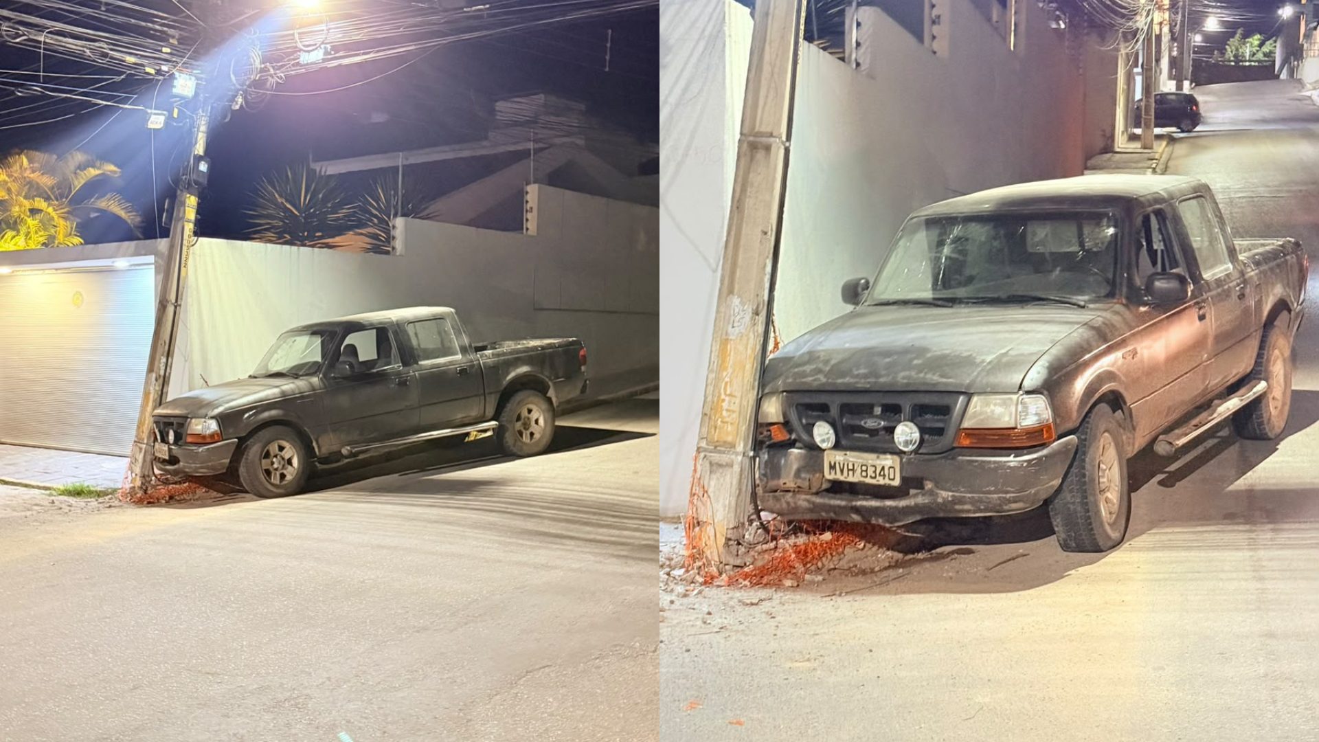 VÍDEO: Caminhonete atinge poste no Centro de Arcoverde, e troca deixa parte da região sem energia