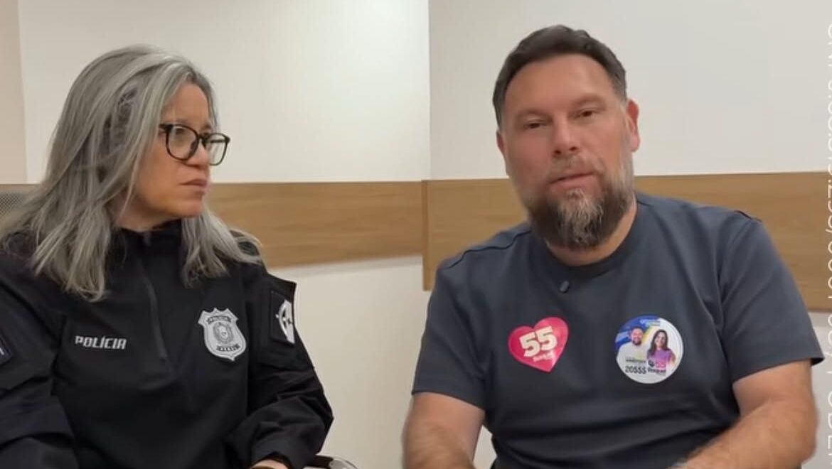 Wanderson Florêncio assina carta de compromisso com policiais penais