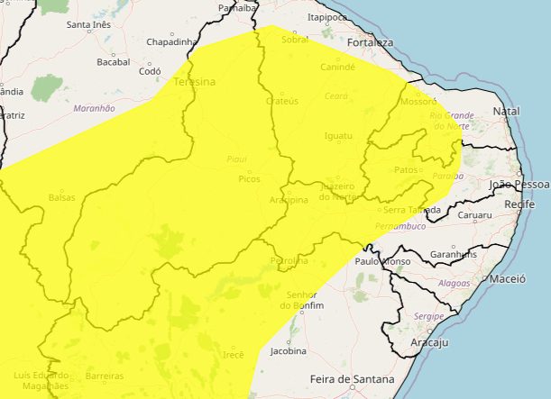 Sertão de Pernambuco entra em alerta para baixa umidade do ar