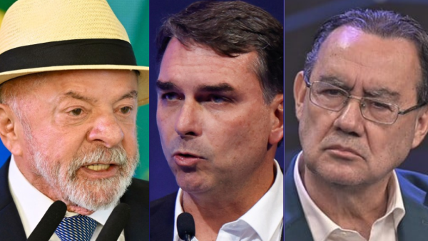 Cury avança, e Lula e Flávio empatam
