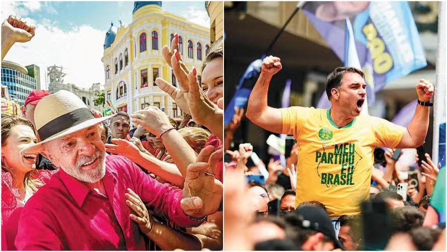 Flávio Bolsonaro e Lula empatam em simulação de 2º turno pela Quaest