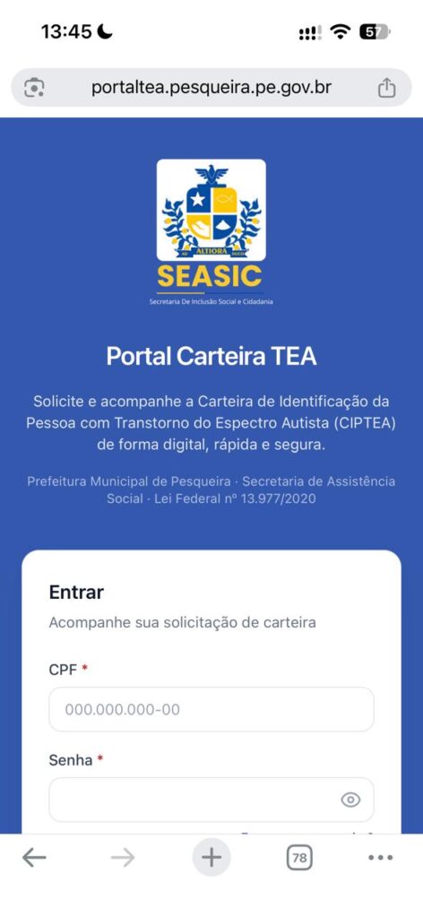 Prefeitura de Pesqueira relembra ampliação do acesso à CIPTEA