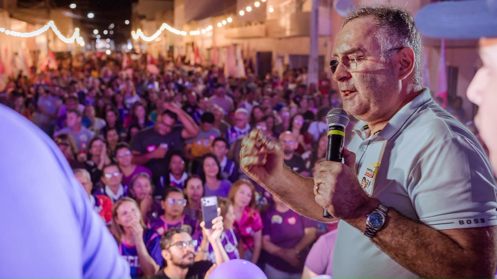 Caminhada política em apoio a Gustavo, Marcelo e Raquel em Arcoverde