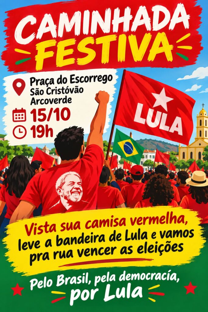 Caminhada em apoio a Lula em Arcoverde