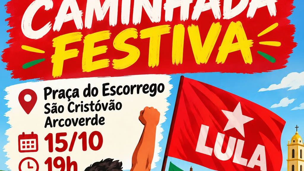 Caminhada em apoio a Lula está marcada para esta quinta-feira em Arcoverde