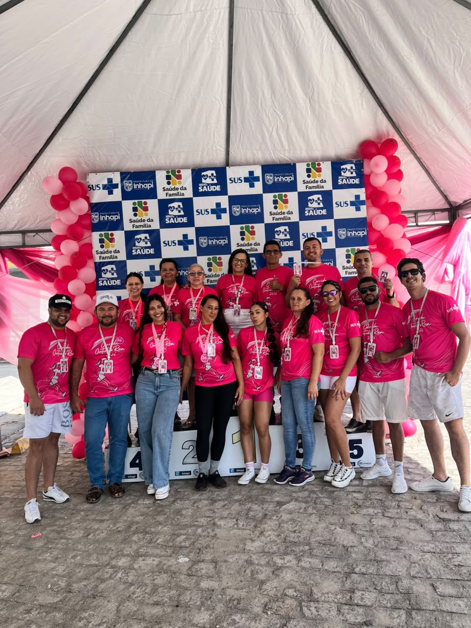 Mais que cruzar a linha de chegada: Inhapi promove corrida do Outubro Rosa