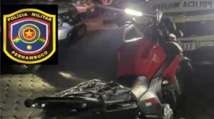 Polícia Militar recupera motocicleta roubada em Pesqueir