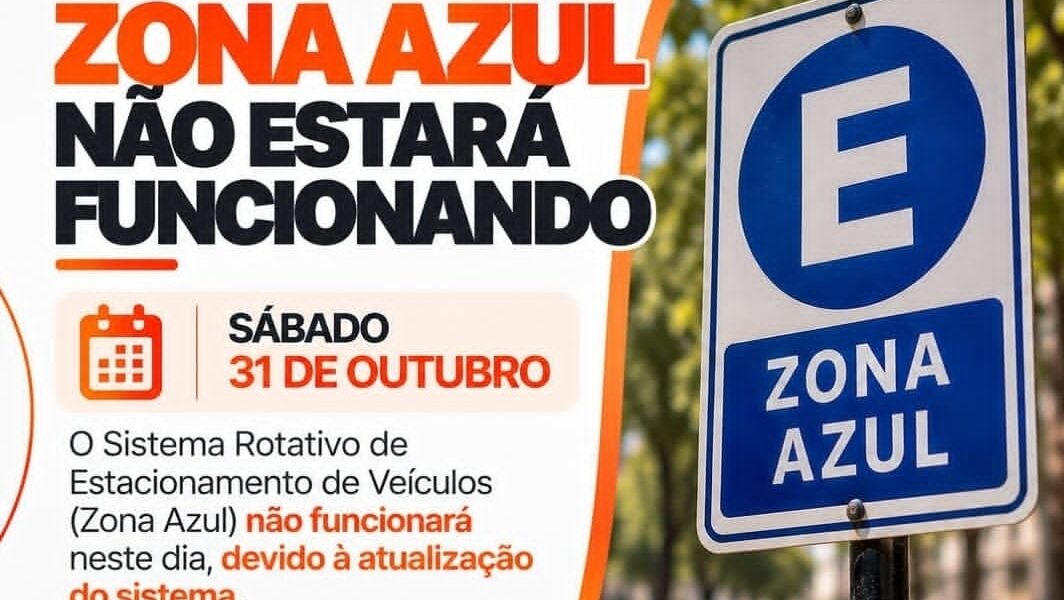 Zona Azul não funcionará neste sábado (31) em Arcoverde devido à atualização do sistema