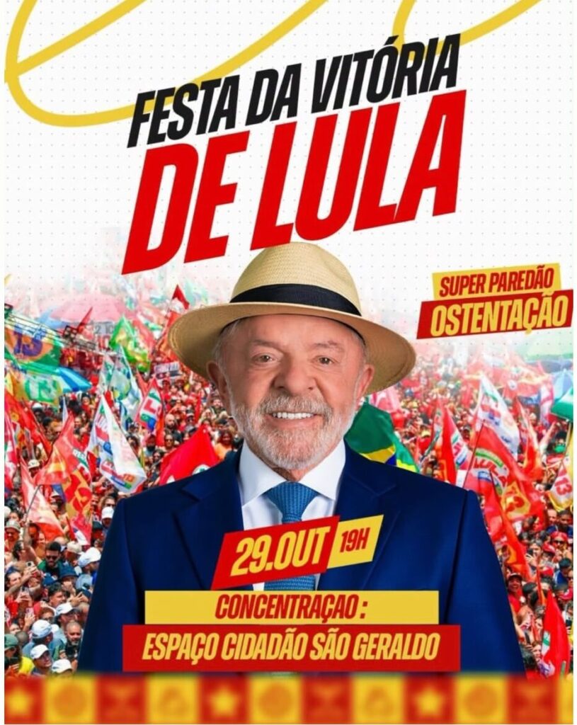 Arrastão da vitória de Lula em Arcoverde