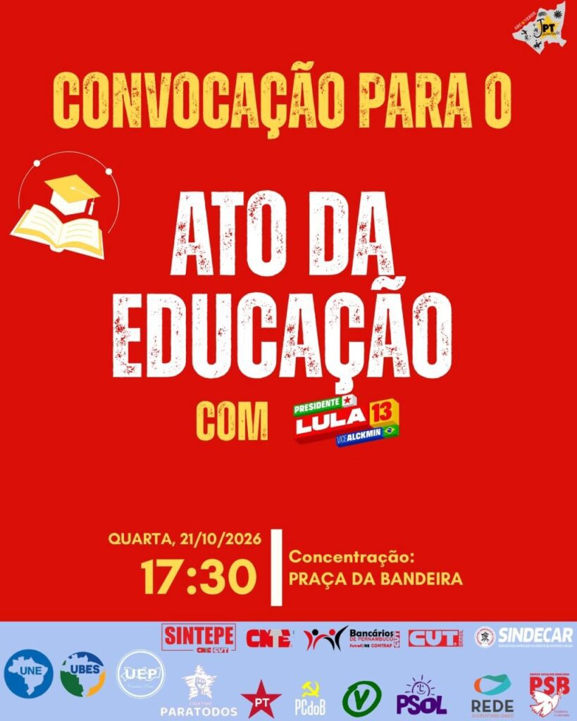 Atos em apoio a Lula em Arcoverde e Sertânia