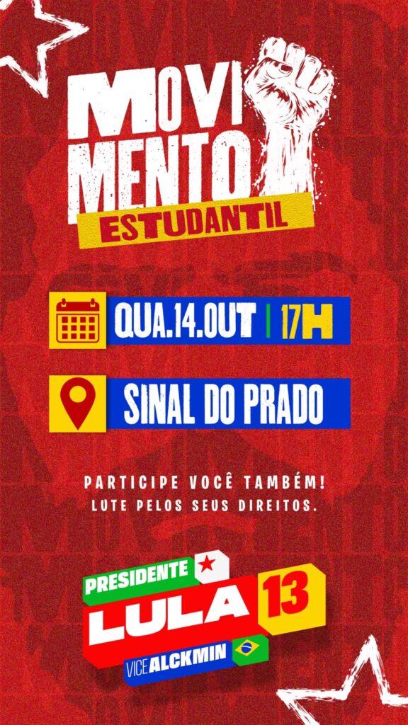 Atos em apoio a Lula na região