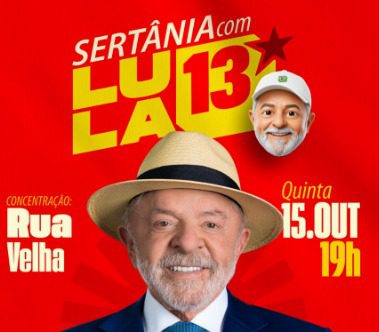 Atos em apoio a Lula na região