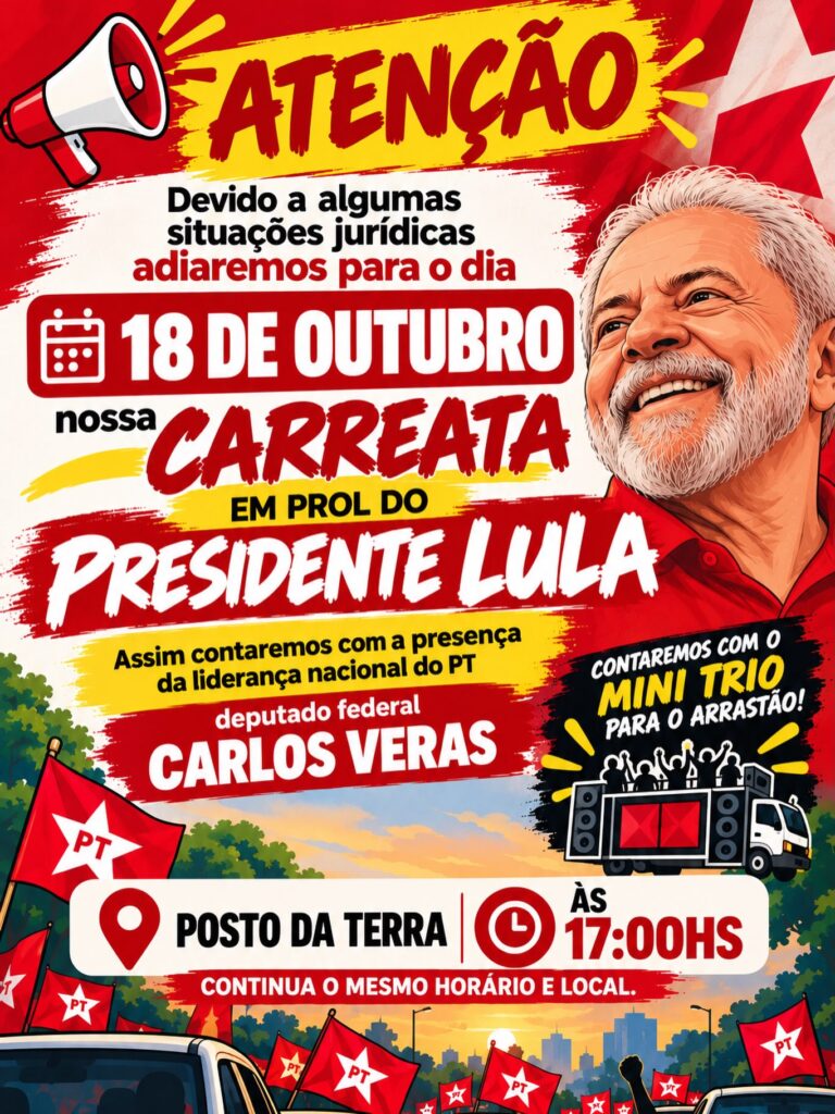 Carreata em apoio a Lula em Ibimirim