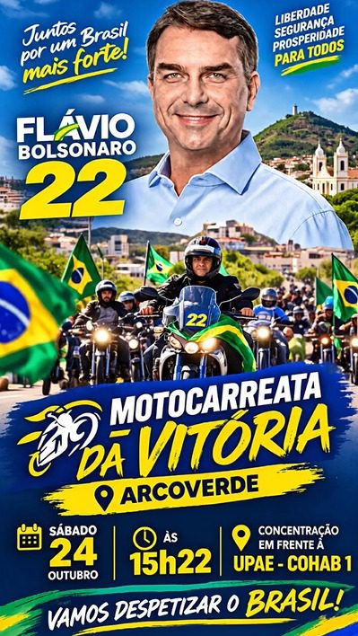 Atos de Lula e Flávio Bolsonaro na reta final
