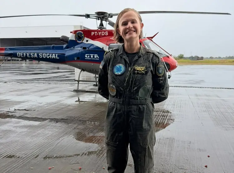 Polícia de Pernambuco forma primeira mulher piloto