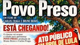 Arcoverde recebe sessão de cinema e ato público em apoio a Lula neste sábado