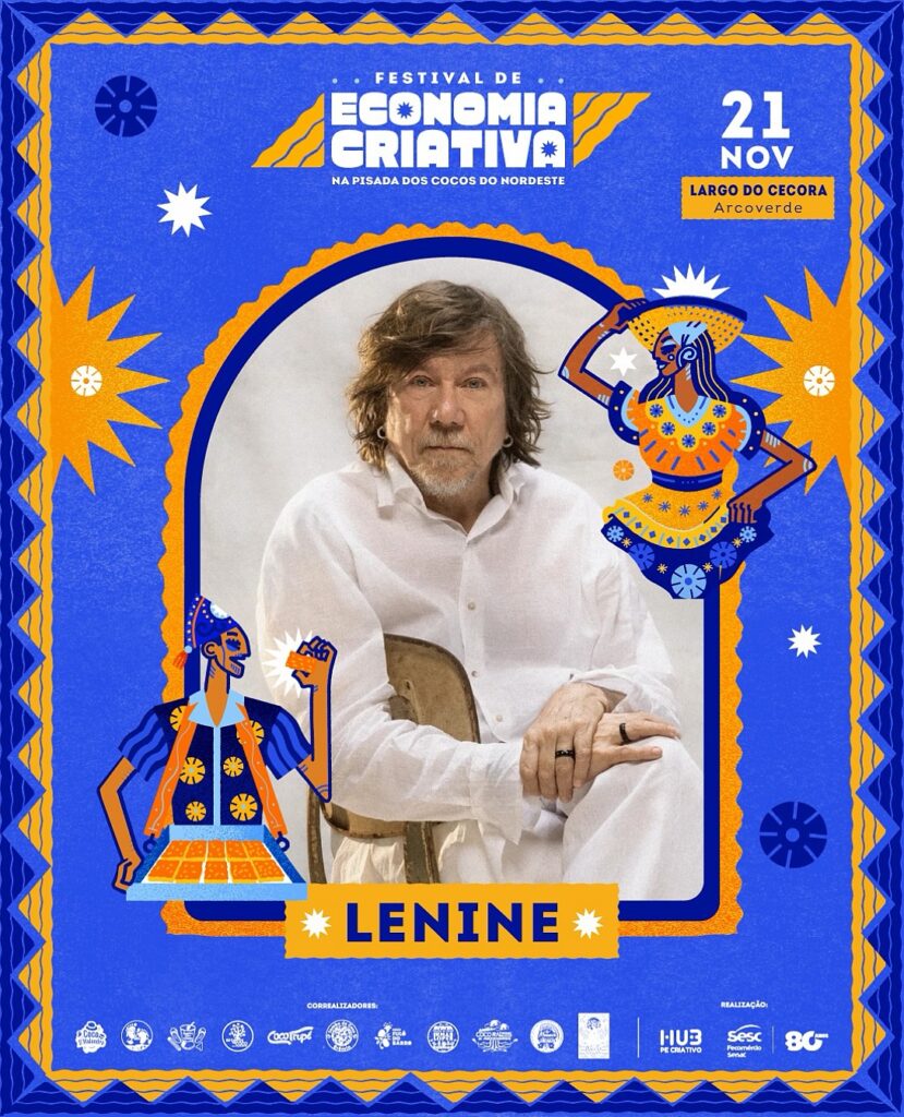 Lenine é confirmado no Festival do Sesc em Arcoverde