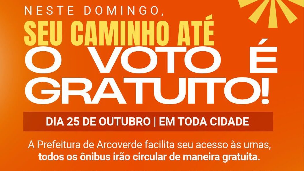 Prefeitura de Arcoverde garante transporte público gratuito no segundo turno das eleições